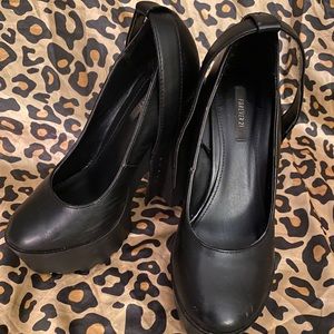 Platform Chunky Heels
